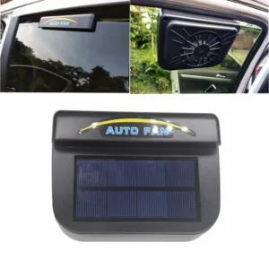 Auto Solar Powered Fan Portable Window Windshield Cooler Energy Saving Clean Air Exhaust Cooling Fan Window Ventilador Fan Acc