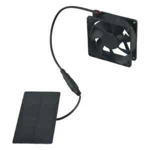 Solar Powered Fan For Outdoor Campin Small Solar Fan With Solar Panel Fan Kit 3000 RPM IP65 Waterproof - Versatile For Homes