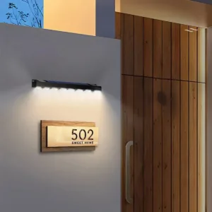 4/6/8LED Solar Wall Light Outdoor Waterproof Solar Fence Sign Lights Garden Decor Porch Patio Deck Balcony Home Atmosphere Light