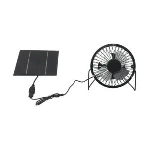 4 Inch Solar Panel Powered Fan Ventilator Fan 5W Solar Powered Fan Solar Energy Exhaust Fan For Office Outdoor Camping