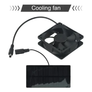 10w 5v Solar Fan For Outdoor Camping Small Solar Fan 10W 5v Solar Panel Fan Kit IP65 Long-lasting And Waterproof Cooling Fan